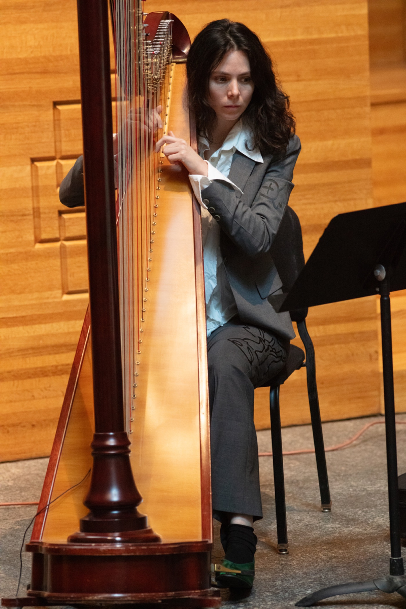 NYC harp performance - Esther Sibiude at Saint Peter's Lutheran Church